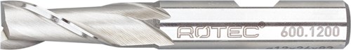 Rotec HSS-E Spiebaanfrees, ongecoat, ø11 - ø11x13x70xø12mm Z=2 / DIN 327-B / kort - 6001100