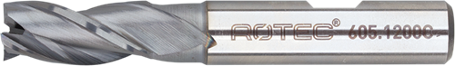 Rotec Hss-E Universeelfrees | Alcrn-Gecoat | Ø14 - Ø14x26x83xØ12mm Z=3 / Din 844-B / Kort - 605.1400c