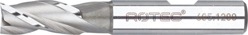 Rotec HSS-E Universeelfrees, ongecoat, ø14 - ø14x26x83xø12mm Z=3 / DIN 844-B / kort - 6051400