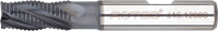 Rotec HSS-E Ruwfrees | AlCrN-gecoat | Ø8 - Ø8x19x63xØ8mm Z=4 | HR | DIN 844-B | Kort - 615.0800C