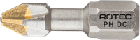 Rotec Torsionbit PH 1 | L=25 | C6.3 | DIAMONDgrip | 2 stuks - 801.30012