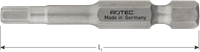 Rotec Schroefbit SW 2,5 | L=50 | E6.3 | BASIC | 2 stuks - 811.20252-2