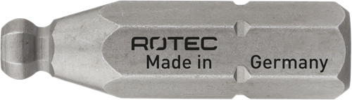 Rotec Schroefbit SW 6 | L=25 | C6.3 | Kogelkop | BASIC | 2 stuks - 811.10602