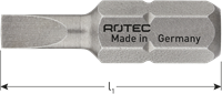 Rotec Schroefbit SL 1,2x6,5 | L=25 | C6.3 | BASIC | 2 stuks - 812.00652-2