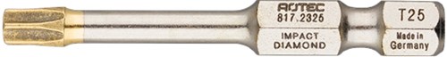 Rotec IMPACT insertbit T 15 L=50mm E 6,3 DIAMOND - 5 stuk(s) - 8172315