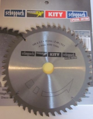 Scheppach Widia zaagblad 48 Tands voor o.a PL55 - 160 mm - 3901802705-2