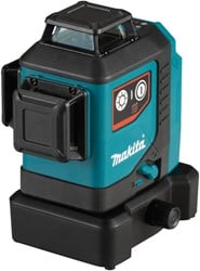 Makita SK700DX | 12 V Max | Kruislijn laser rood | 3x 360° | 2,0 Ah accu | lader, met tas, in doos