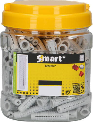 SM0XUPN00060030N SMART Nylon universeelplug | XUP 6x30/600 - SM0XUPN00060030N