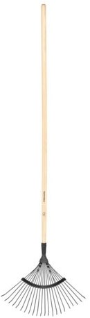 Fiskars Solid Houten Waaierhark met Ronde Tanden FSC – 1077117