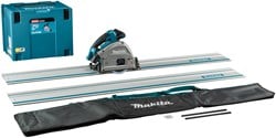 Makita SP001GZ06 | Accu Invalcirkelzaag | 40V Max | excl. accu's en lader met AWS zender | 2 x geleiderail 1500mm | koppelstrips in tas