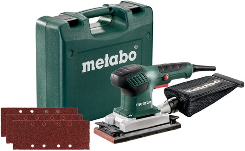 Metabo SR 2185 | Vlakschuurmachine | Set | 10- dlg. Schuurbladen - 691010000