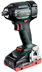 Metabo SSW 18 LTX 550 BL Accu-slagschroevendraaier 18 V | 550 Nm | Incl. accu's en lader - 602404800 