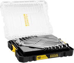 Stanley FMMT98104-0 | FatMax | Tstak | Ringsteeksleutelset | 12-Delig - FMMT98104-0