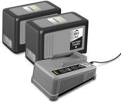 Kärcher 2.445-070.0 | Battery Power+ starterkit 36V (2x 7.5Ah accu + snellader) - 2.445-070.0
