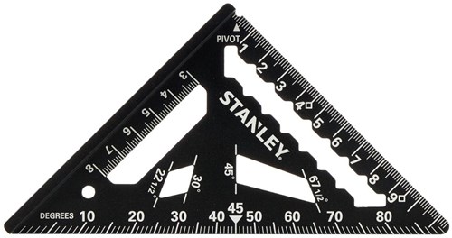 Stanley handgereedschap Bouwdriehoek aluminium | 110mm - STHT46100-0-2