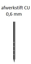 Dutack Stift 0,60 Cu 22 mm doos 10 duizend - 5116007