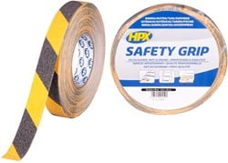 HPX Anti-slip tape | Zwart/Geel | 25mm x 18m - SY2518 | 12 stuks SY2518