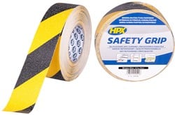 HPX Anti-slip tape | Zwart/Geel | 50mm x 18m - SY5018 | 12 stuks SY5018
