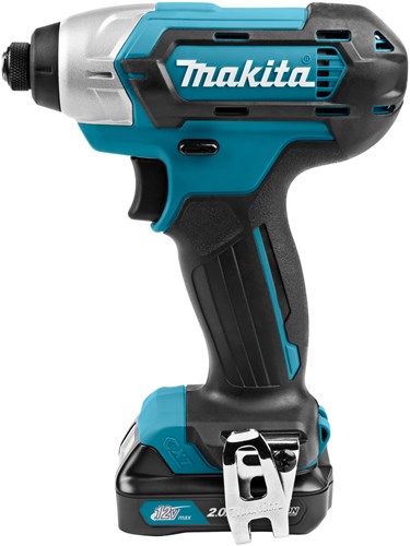 Makita td110dsaj 12 v max slagschroevendraaier 2,0 ah accu (2 st), lader, koffer - td110dsaj afbeelding