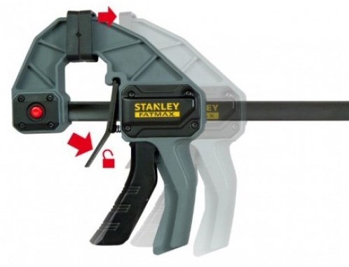 Stanley handgereedschap FatMax 4 STUKS lijmklemmen Promopack FMHT0-83243 = 2x FMHT0-83232 + FMHT0-83235 - FMHT0-83243-3