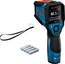 Bosch Blauw GIS 12V-700-14 Infraroodthermometer (AA1 batterijadapter, 4x LR6 (AA) batterijen, polslus) - 0601083A00