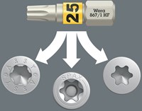 Wera 867/1 TORX® HF bits met vasthoudfunctie, TX 40 x 25 mm - 05066145001-3
