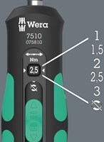 Wera 7510/14 Safe-Torque Speed gereedschapsset voor hardmetalen wisselplaatjes, 14-delig - 05075840001-3