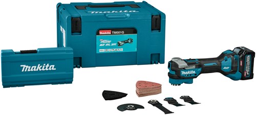 Makita TM001GZ03 XGT 40 V Max Multitool Zonder accu`s en lader, met accessoire set in M-box - TM001GZ03