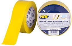 HPX Zelfklevende hoogwaardige markeringstape  | Geel | 48mm x 33m - TY5033 | 24 stuks TY5033