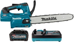 Makita UC004GM101 | XGT 40 V Max | Tophandle kettingzaag 35 cm | 4,0 Ah accu (1 st) | snellader | in doos UC004GM101