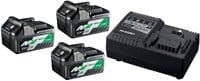 Hikoki UC18YSL3WA3 BOOSTERPACK A3, UC18YSL3  + 3 x BSL36A18 Li-ion - UC18YSL3WA3
