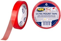 HPX Ultra Mount bevestigingstape | Transparant | 19mm x 10m - UM1910 UM1910