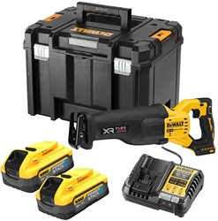 DeWalt DCS386H2T-QW Accu Reciprozaag | 18V XR Brushless FV Adv | 2x 5.0Ah POWERSTACK accu | TSTAK koffer DCS386H2T-QW