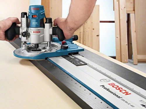 Bosch Professional Zubehör Parallelanschlag Für Bosch-Oberfräsen, 10 Mm 1 Cm Fuehrungsschiene 8158108