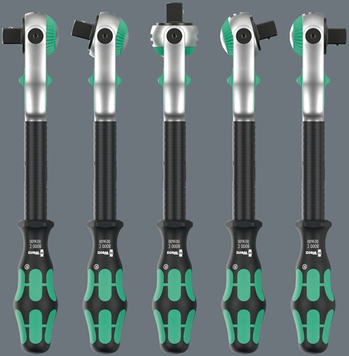 Wera 8000 A SB Zyklop-ratel met 1/4"-aandrijving, 1/4 duim x 152.0 mm - 1 stuk(s) - 05073260001-3