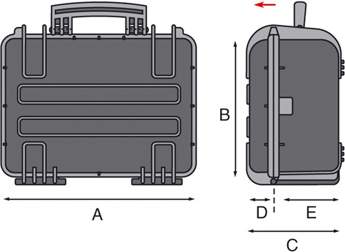 GT-Line GT 44-19 PSS Waterdichte gereedschapskoffer - GT-44-19-PSS-2
