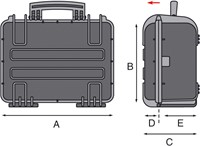GT-Line GT 44-19 PTS Waterdichte gereedschapskoffer - GT-44-19-PTS-2