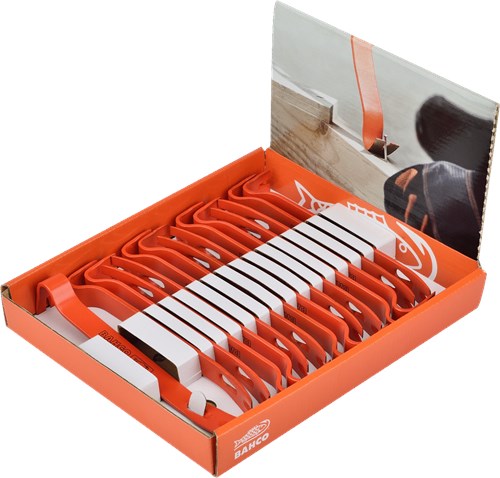 Fako® - Horlogebandje - Echt Leer - 20mm - Zwart - Met Montagetool