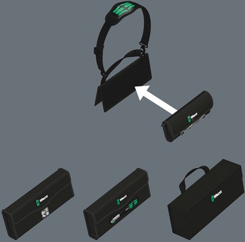 Wera 2go 5 Gereedschapsdrager, 135 x 300 x 270 mm - 1 stuk(s)-2
