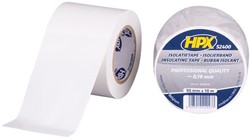 HPX PVC isolatietape | Wit | 50mm x 10m - WI5010 | 100 stuks WI5010