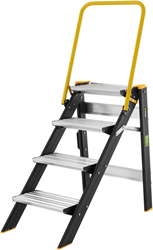 W.steps Inklapbare trap 5000R met beugel - 4 treden - WI808044