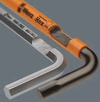 Wera 950 SPKL Stiftsleutel Multicolour, Metrisch, BlackLaser, Hex-Plus, 3.0 mm - 1 stuk(s) - 05022606001-2