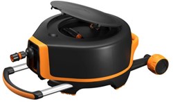 Fiskars Automatische Slanghaspel XL met Wielen | incl. 20 m Tuinslang – 1067548