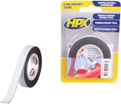 HPX Dubbelzijdige PE bevestigingstape | Zwart | 12mm x 2m - ZC0023 | 20 stuks ZC0023
