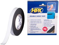 HPX Dubbelzijdige PE bevestigingstape | Zwart | 19mm x 10m - ZC05 | 10 stuks ZC05