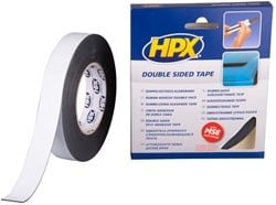 HPX Dubbelzijdige PE bevestigingstape | Zwart | 25mm x 10m - ZC06 | 10 stuks ZC06