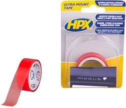 HPX Ultra Mount bevestigingstape | Transparant | 19mm x 1,5m - ZC10 | 20 stuks ZC10