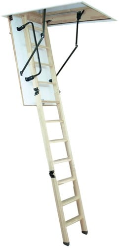 Altrex Woodytrex-Superieur 3-delige zoldertrap (inklap) 120 x 70 - 505027