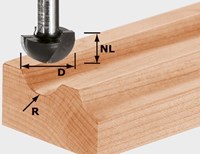 Festool Accessoires HW S8 R6,35 Holprofielfrees | 490984