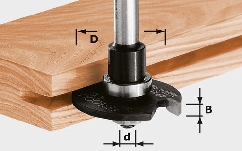 Festool Accessoires Schijfgroeffrees HW HW D40x5 - 491060